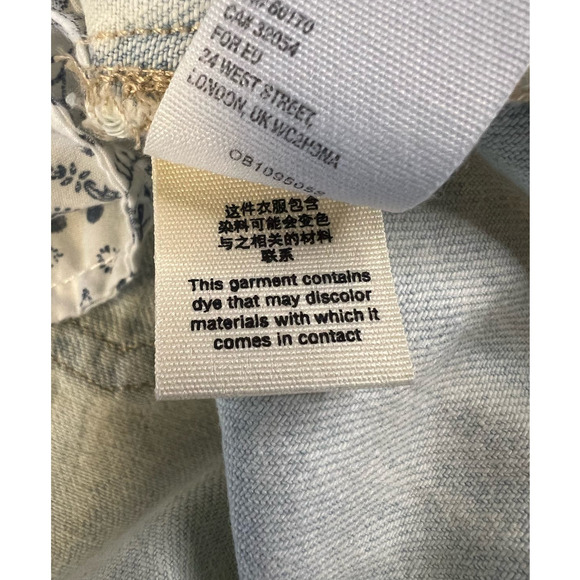 NWT Free People Silver Lake Denim Mini Skirt Size 30 - Picture 12 of 16